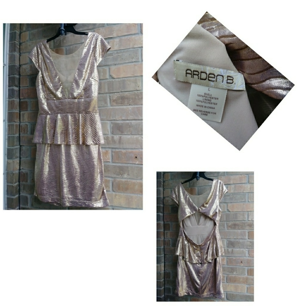 Rose gold dress